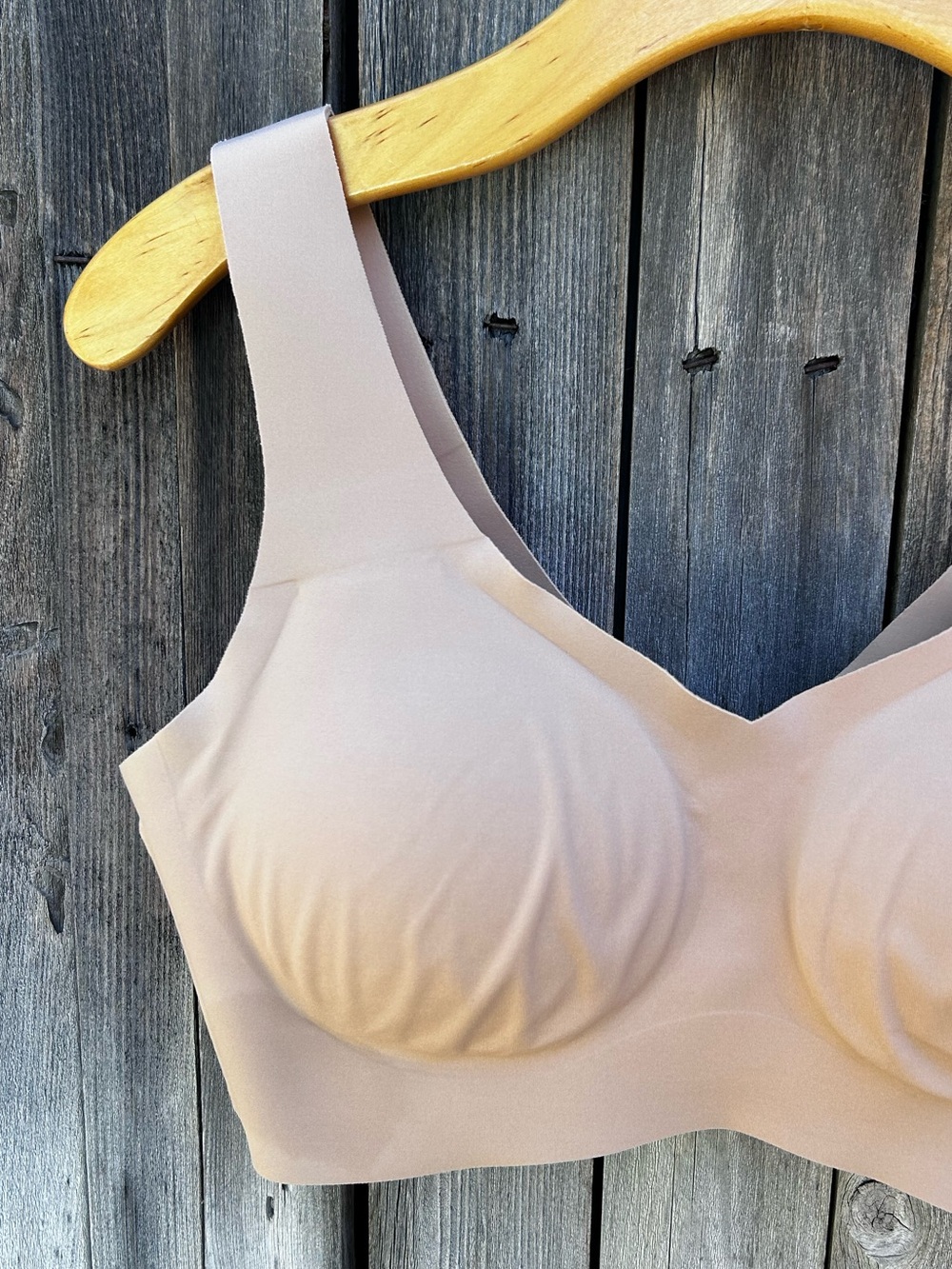 Honeylove V Neck Bra Sand XL - Picture 2 of 12